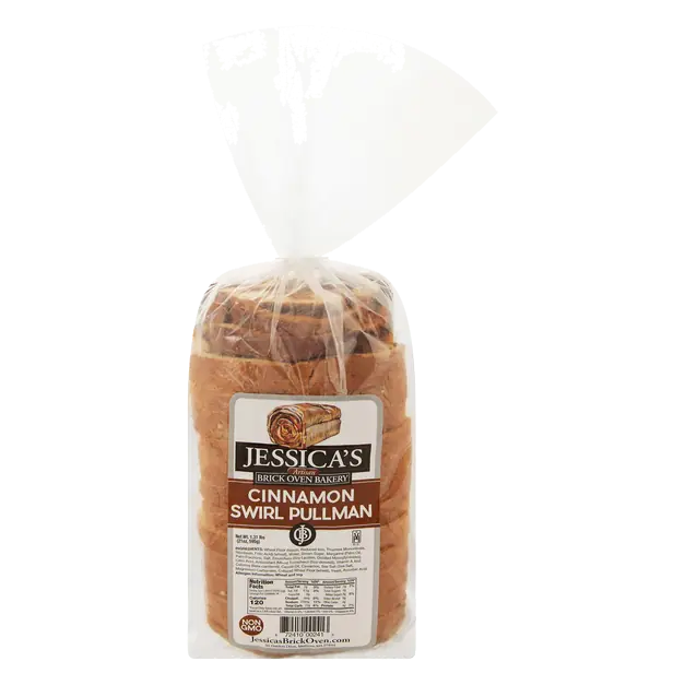 Artisan Cinnamon Swirl Pullman Bread Sliced
