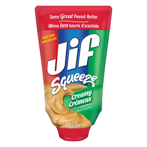 Creamy Squeeze Spread Peanut Butter 375 g