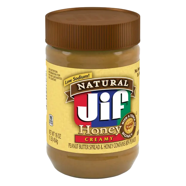 Natural Honey Creamy Peanut Butter Spread