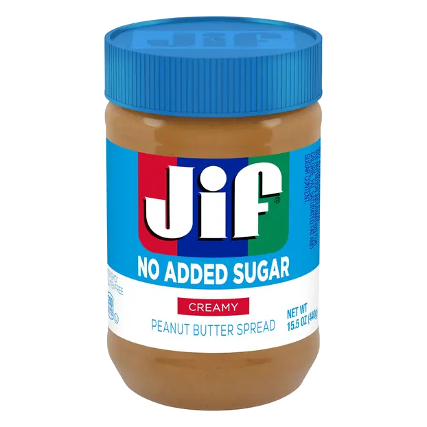 No Sugar Added Creamy Peanut Butter Spread