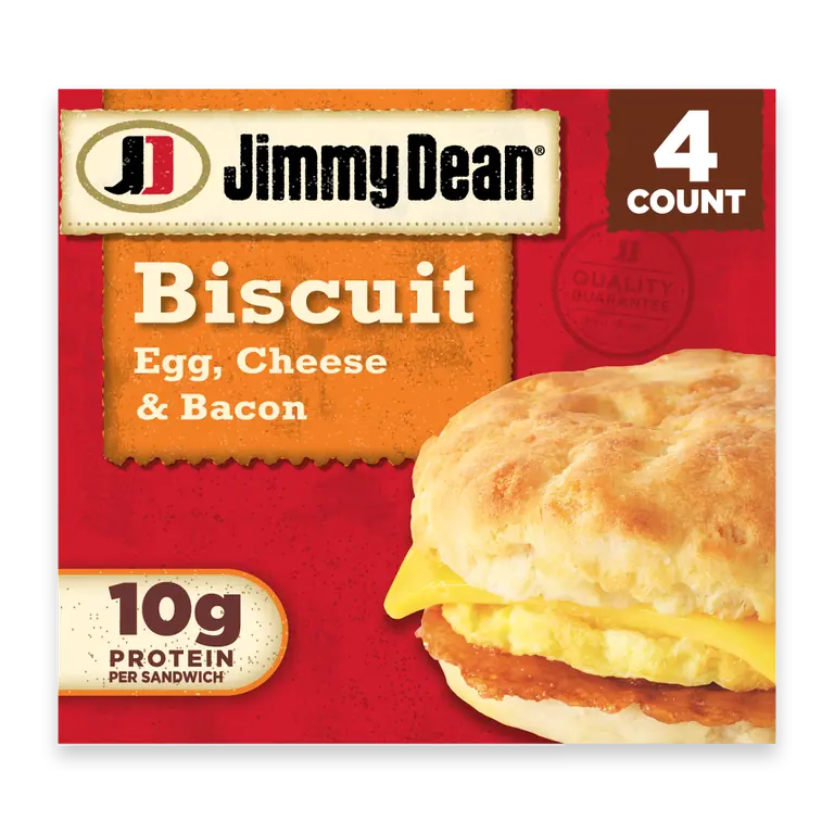 Bacon Egg & Cheese Biscuit Frozen Breakfast Sandwiches