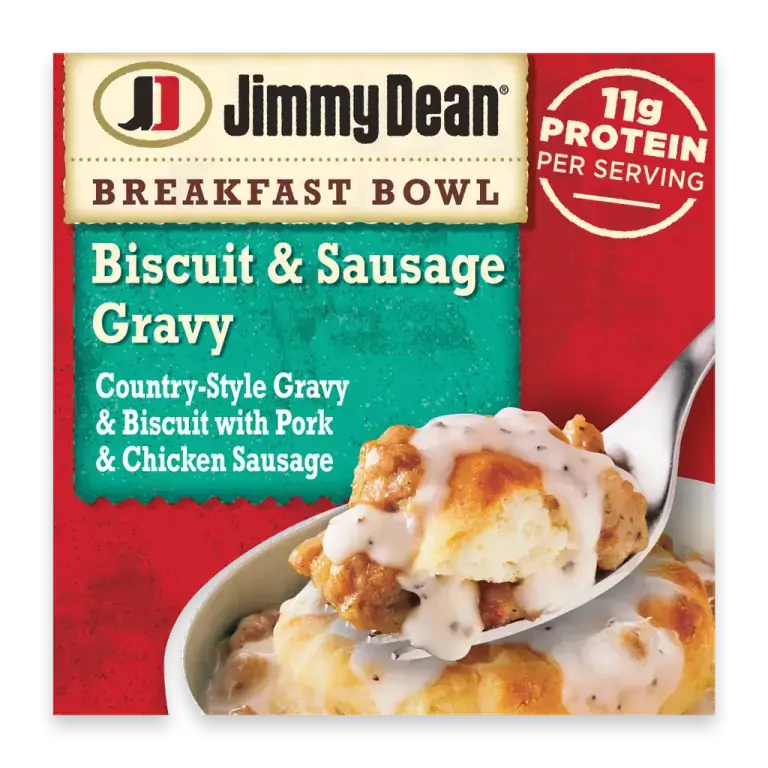 Biscuit & Sausage Gravy Frozen Breakfast Bowl