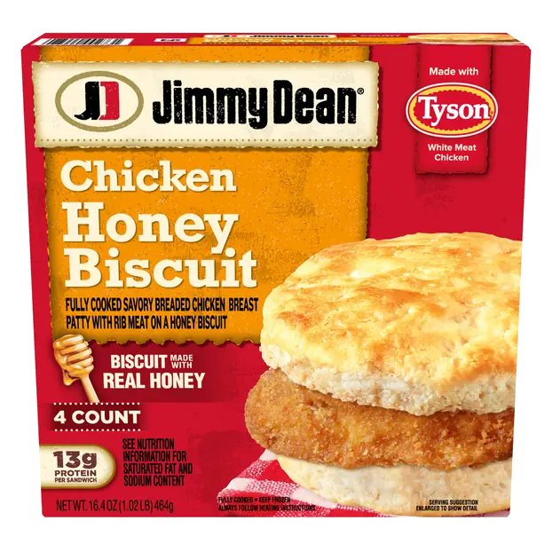 Chicken Honey Biscuit Sandwiches - 4 ct