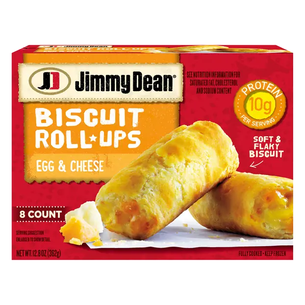 Egg & Cheese Biscuit Roll Ups - 8 ct