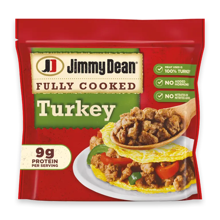 Fully Cooked Breakfast Turkey Sausage Crumbles