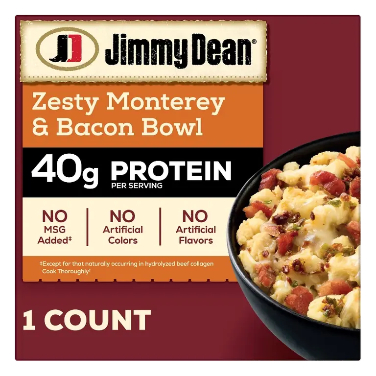 Jimmy Dean Zesty Bacon & Monterrey Bowl, 7.25oz