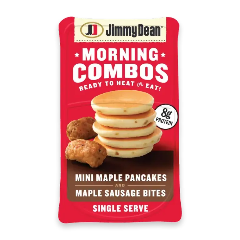Morning Combos Mini Maple Pancakes and Maple Sausage Bites