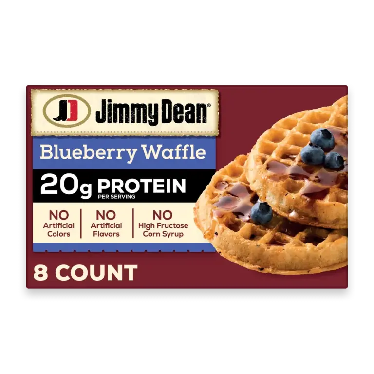 Protein Blueberry Waffles Fully Cooked Frozen Breakfast