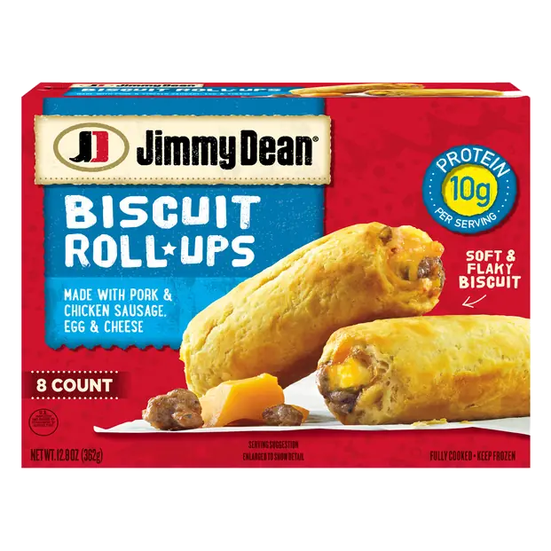 Sausage Egg & Cheese Biscuit Roll Ups - 8 ct