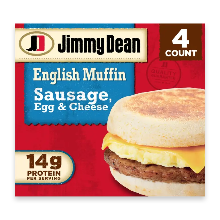 Sausage Egg & Cheese English Muffin Frozen Breakfast Sandwiches