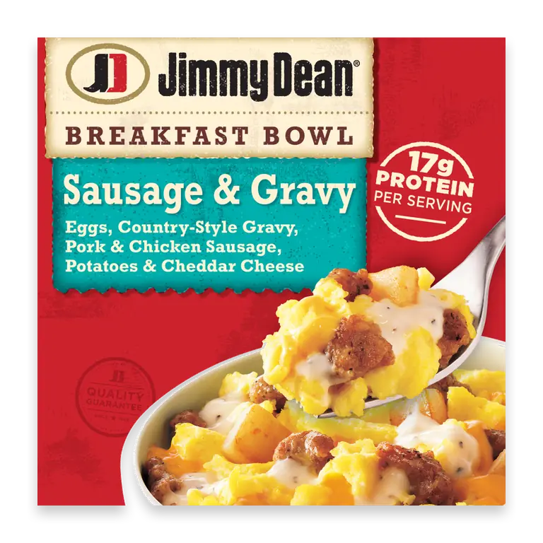 Sausage & Gravy Frozen Breakfast Bowl