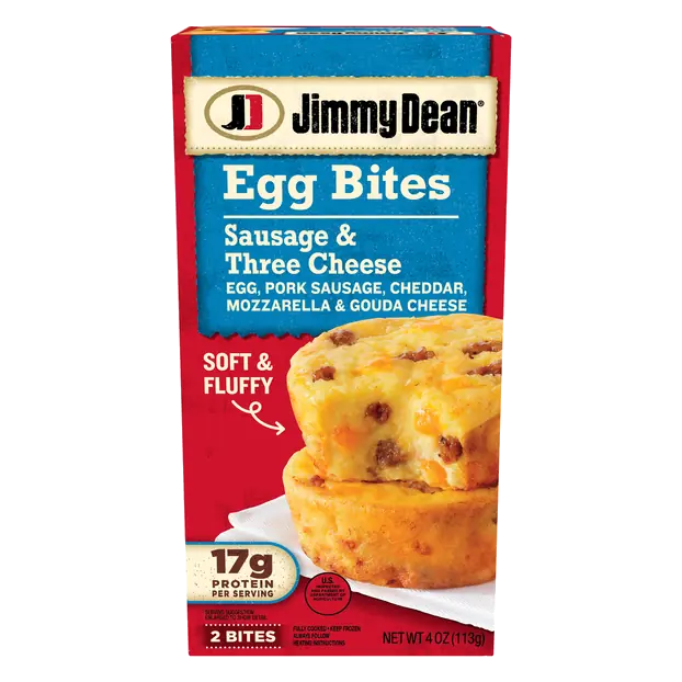 Sausage & Three Cheese Egg Bites - 2 ct