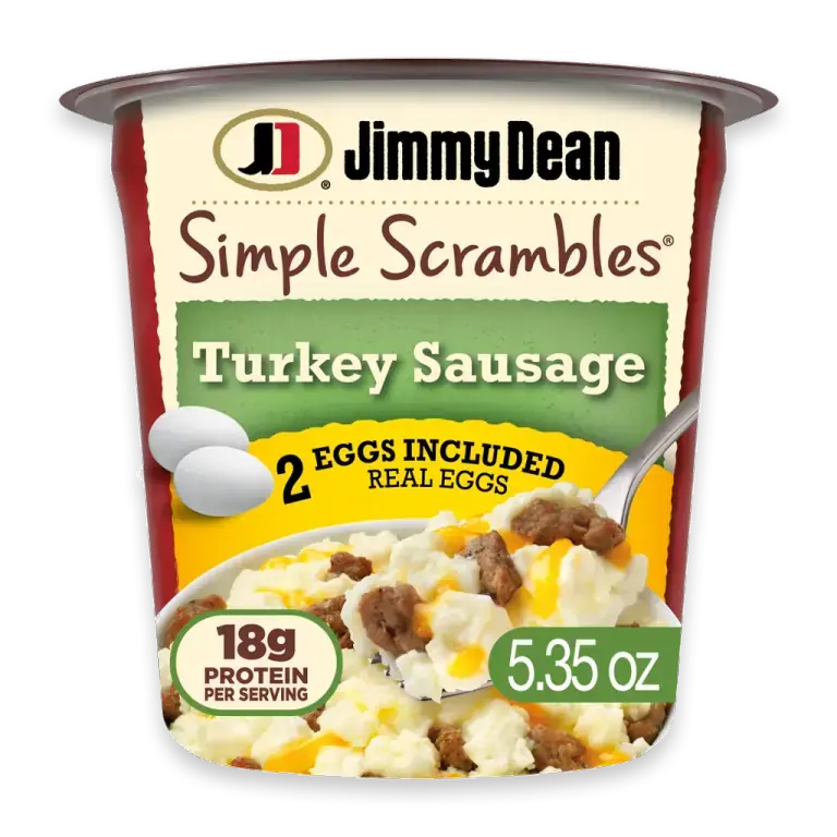 Simple Scrambles Turkey Sausage