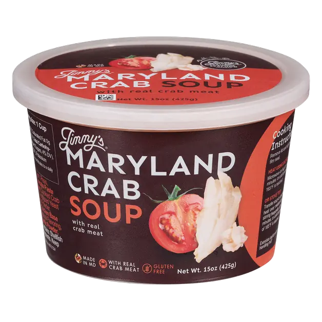 Maryland Crab Soup with Real Crab Meat Refrigerated
