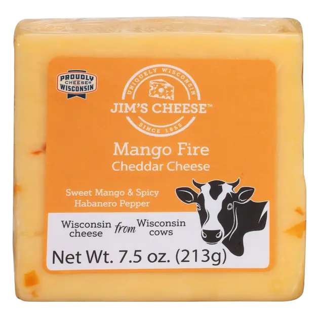 Jim's Cheese, Mango Fire Cheddar Cheese