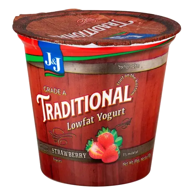 Traditional Lowfat Strawberry Yogurt