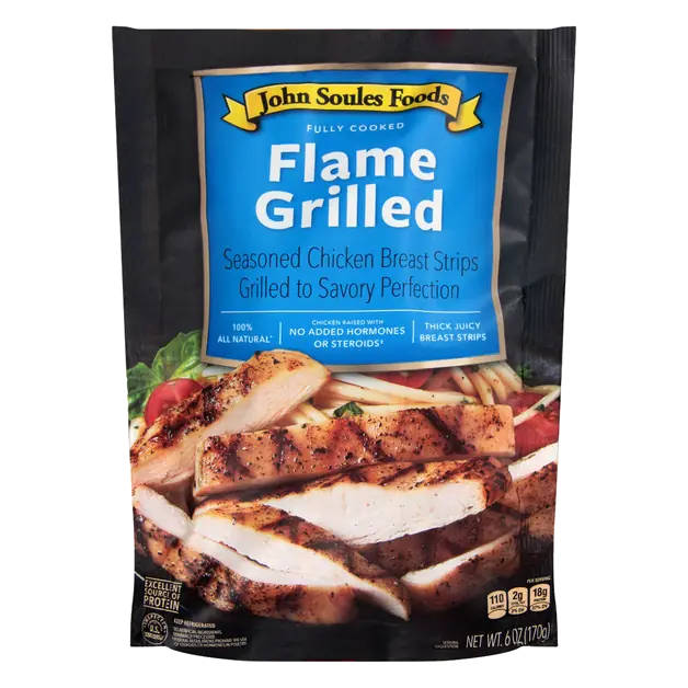 Grilled Chicken Breast Strips with Rib Meat