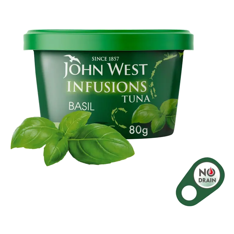 Basil No Drain Tuna Infusions 80g