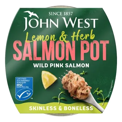 Fridge Pot MSC Pink Salmon with Lemon & Herbs