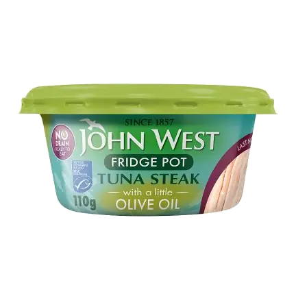 No Drain Fridge Pot Tuna Steak with a Little Olive Oil MSC 110g