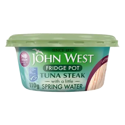 No Drain Fridge Pot Tuna Steak with a Little Spring Water MSC 110g