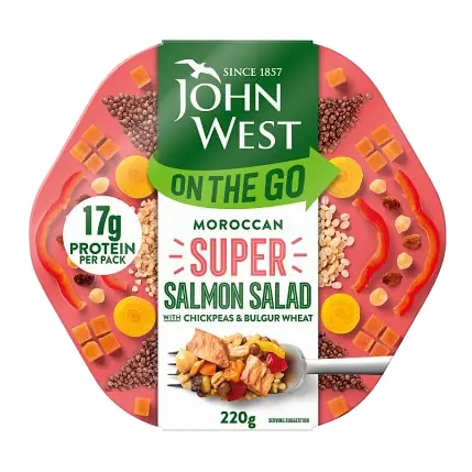 On The Go Moroccan MSC Salmon Super Salad