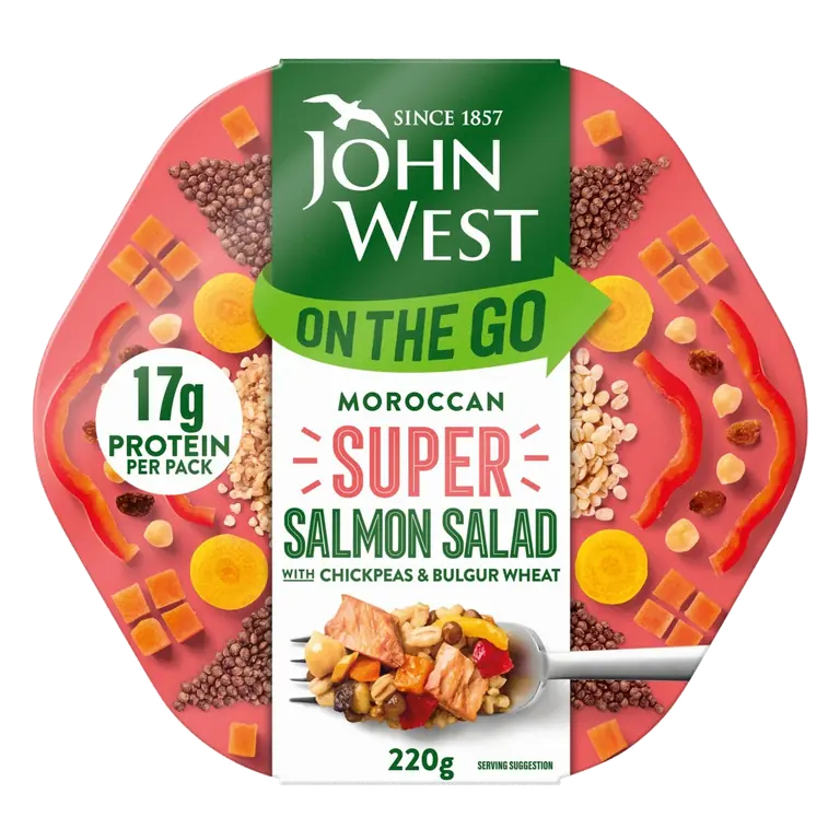 On The Go Morrocan Super Salmon Salad