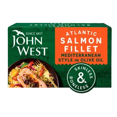 Salmon Fillet Mediterranean Style in Olive Oil