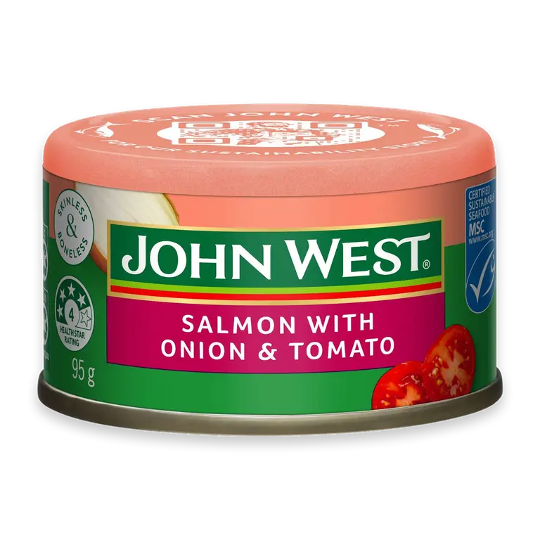 Salmon With Tomato & Onion