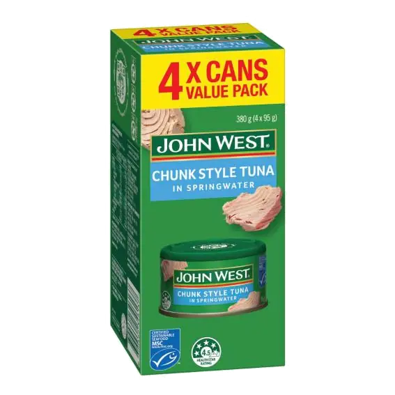Tempters Tuna Multipack Springwater 4x95g