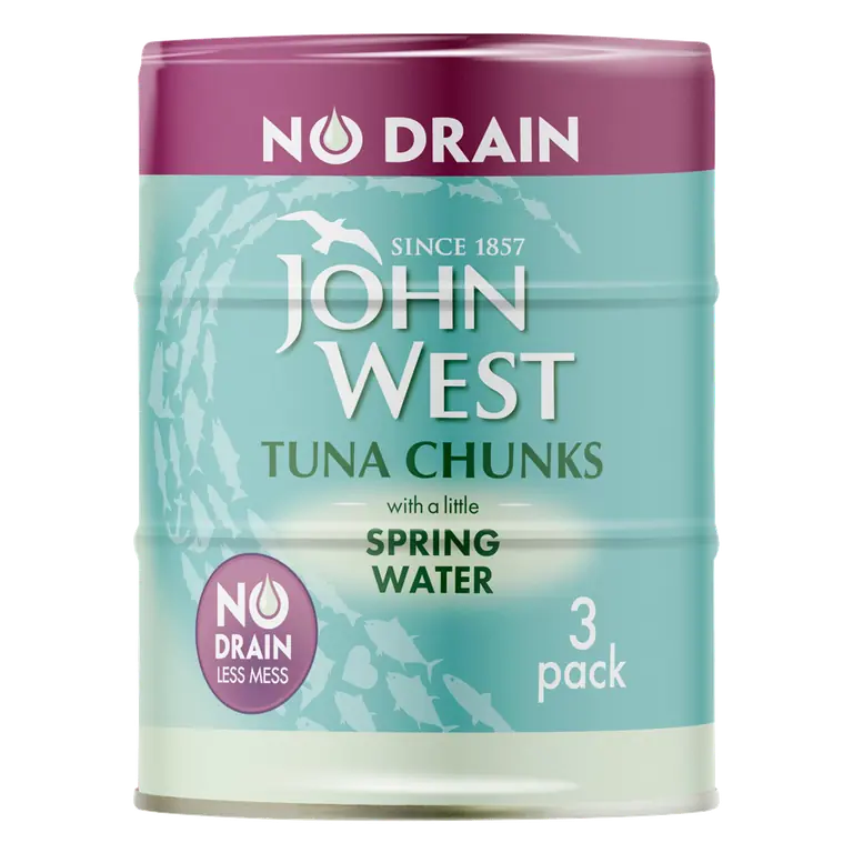 John West Tuna Chunks with a Little Spring Water 3 x 100g