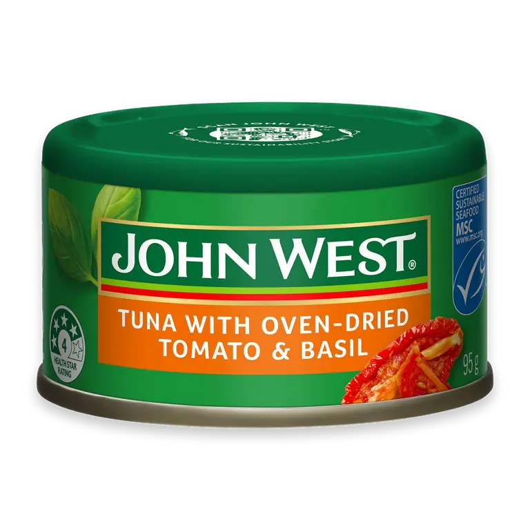 Tuna With Oven Dried Tomato & Basil