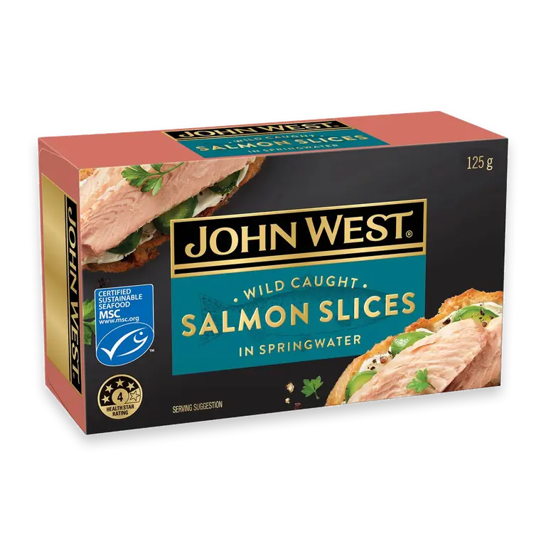 Wild Caught Salmon Slices Springwater
