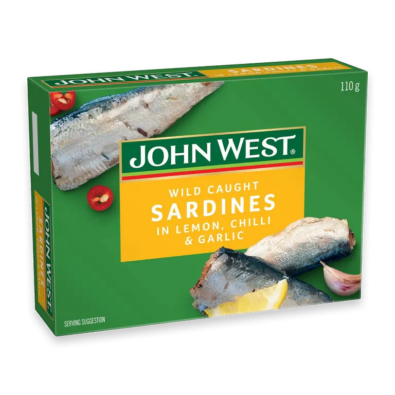 Wild Caught Sardines In Lemon Garlic & Chilli