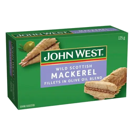 Wild Scottish Mackerel Fillets In Olive Oil Blend
