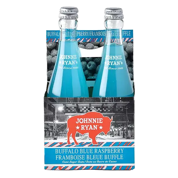 Buffalo Blue Raspberry Soda 11.5 fl oz 4-pack
