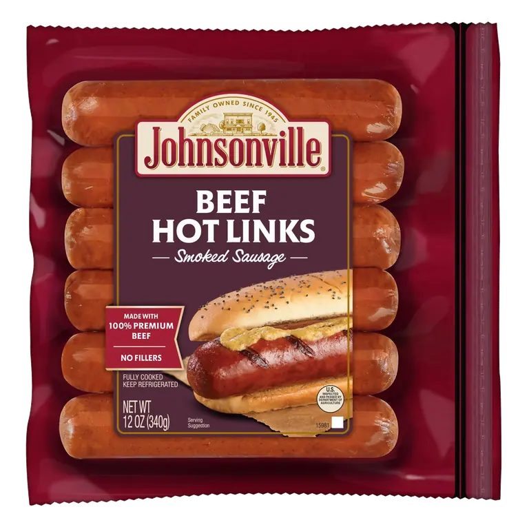 Beef Hot Links Smoked Sausage