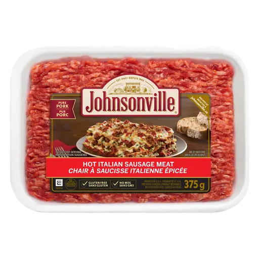 Frozen Sausage Meat Hot Italian 375 g