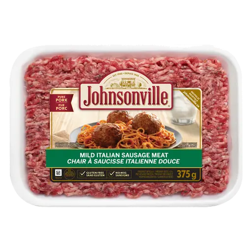 Frozen Sausage Meat Mild Italian 375 g
