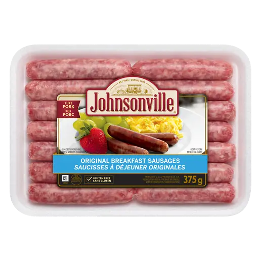 Gluten-Free Frozen Breakfast Sausage Original 375 g