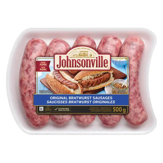 Gluten-Free Frozen Sausage Bratwurst Original 500 g