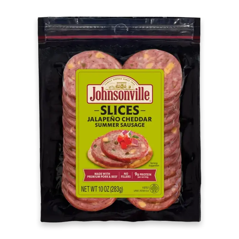 Jalapeno Cheddar Summer Sausage Slices