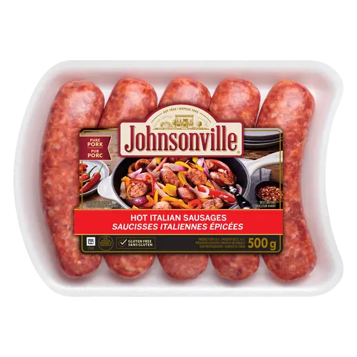 Gluten-Free Frozen Sausage Hot Italian 500 g