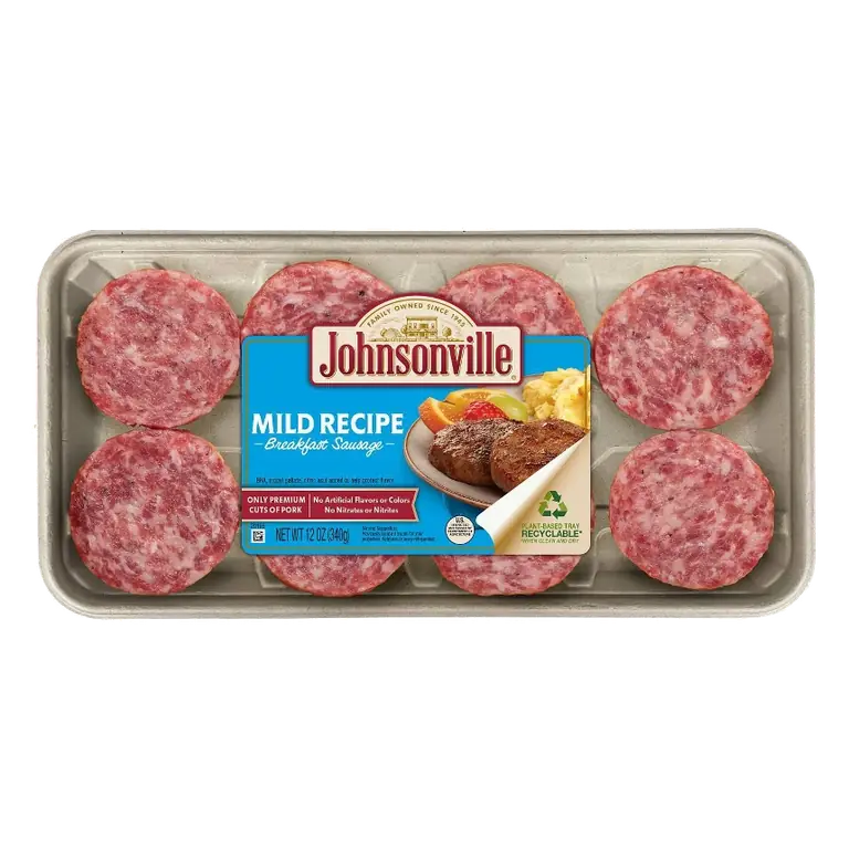 Johnsonville Original Breakfast Sausage Patties, 8ct/12oz