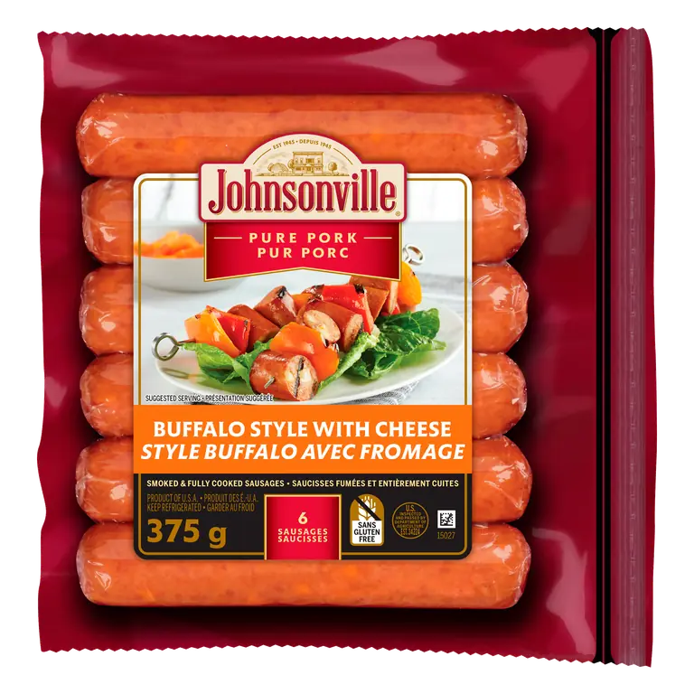 Smoked Buffalo Sausage With Cheese 375 g