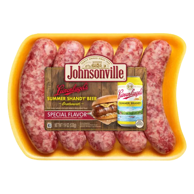 Leinenkugel's Summer Shandy Beer Bratwurst - 5 ct