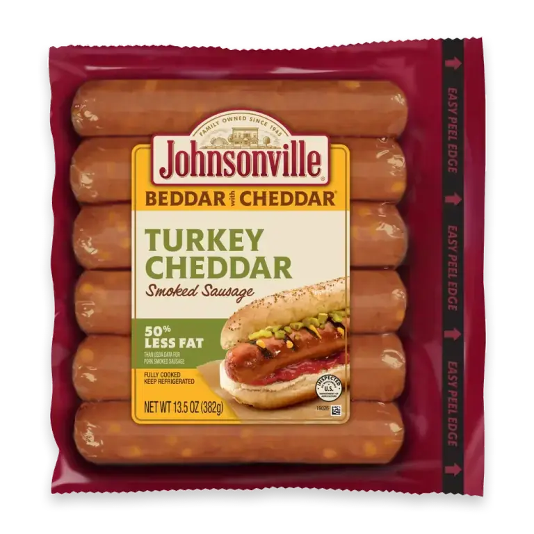 Turkey Cheddar Smoked Sausage Links