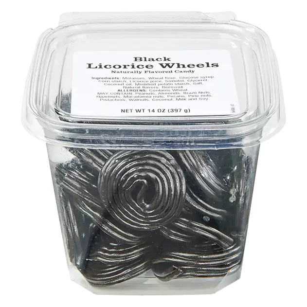 Black Licorice Wheels Tub