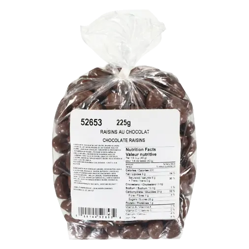 Raisins Chocolate Covered 225 g