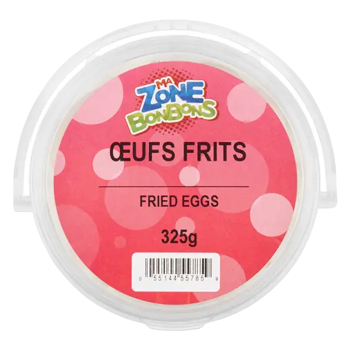 Les Ailments Johnvince Candy Gummie Fried Eggs 325 g